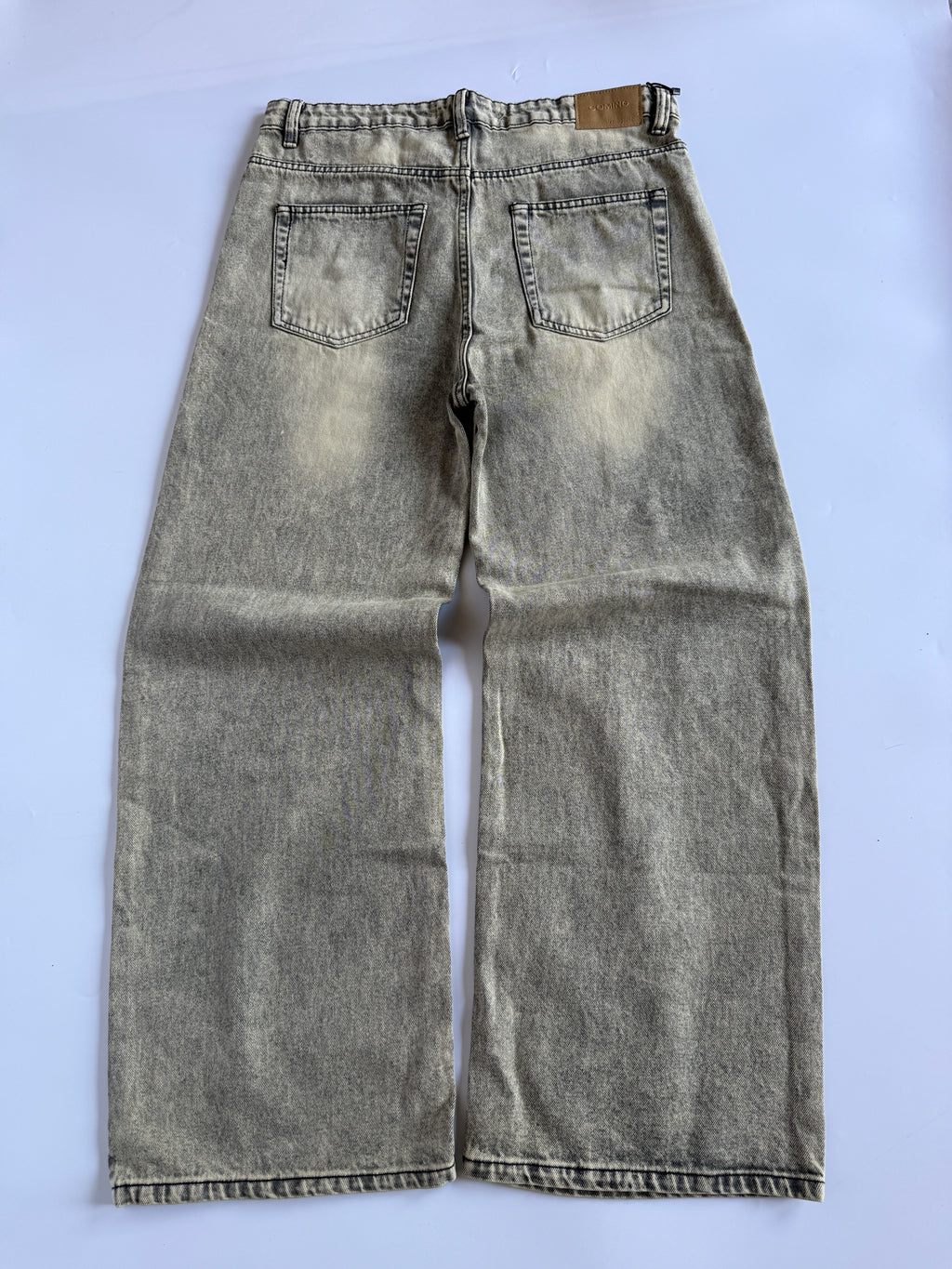 Vintage Warm Stone wide leg  | BB-02