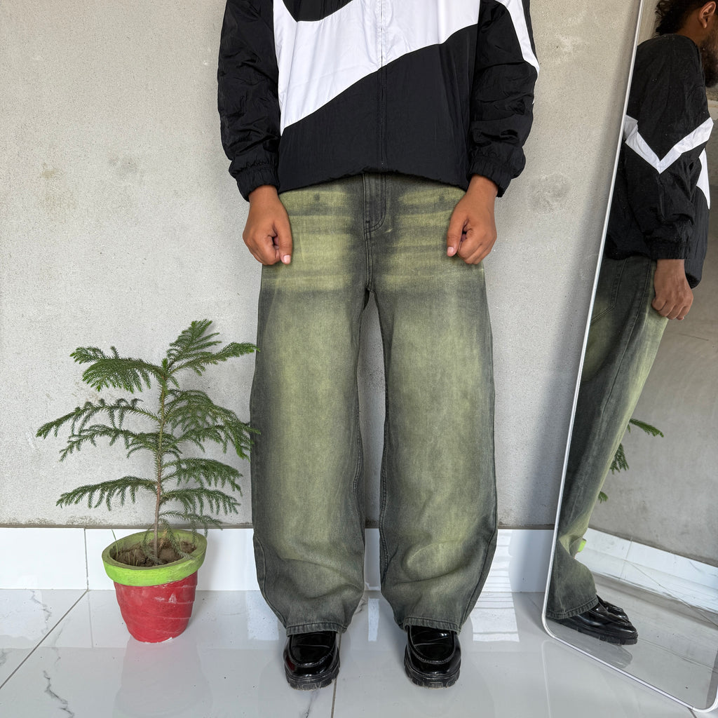 VINTAGE WASH BAGGY DENIM