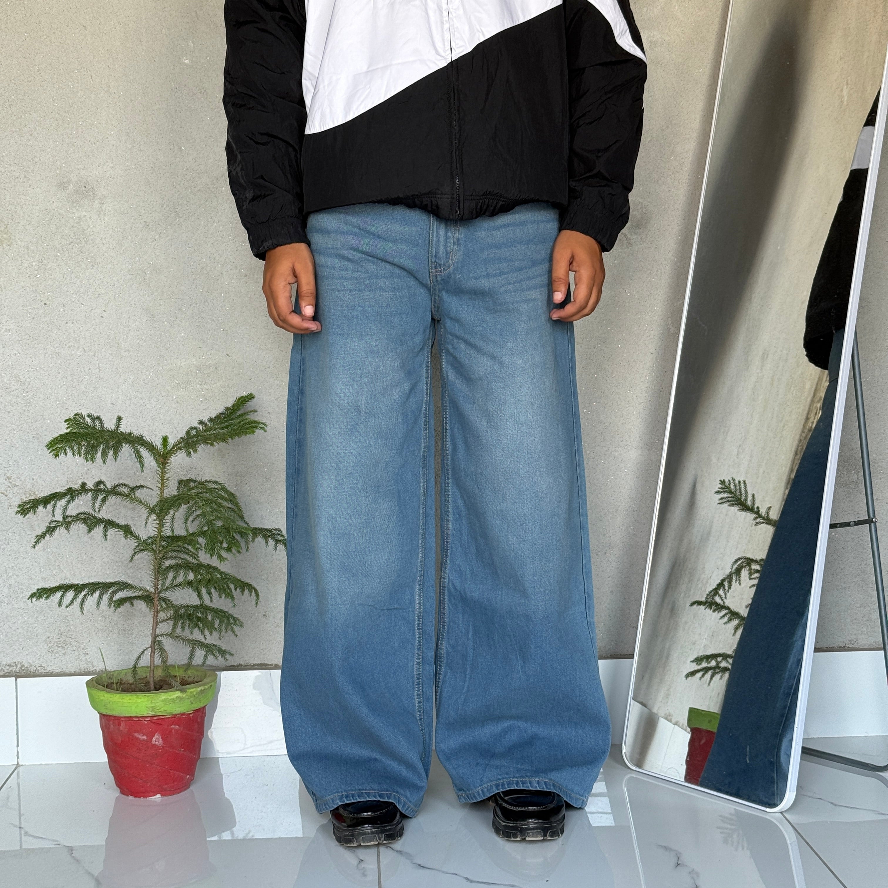 DENIM WIDE LEG
