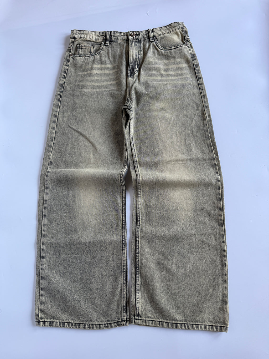 Vintage Warm Stone wide leg  | BB-02