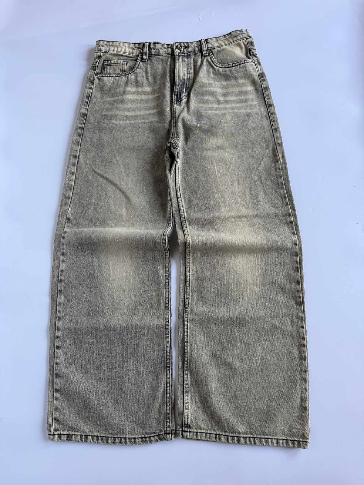 Vintage Warm Stone wide leg  | BB-02