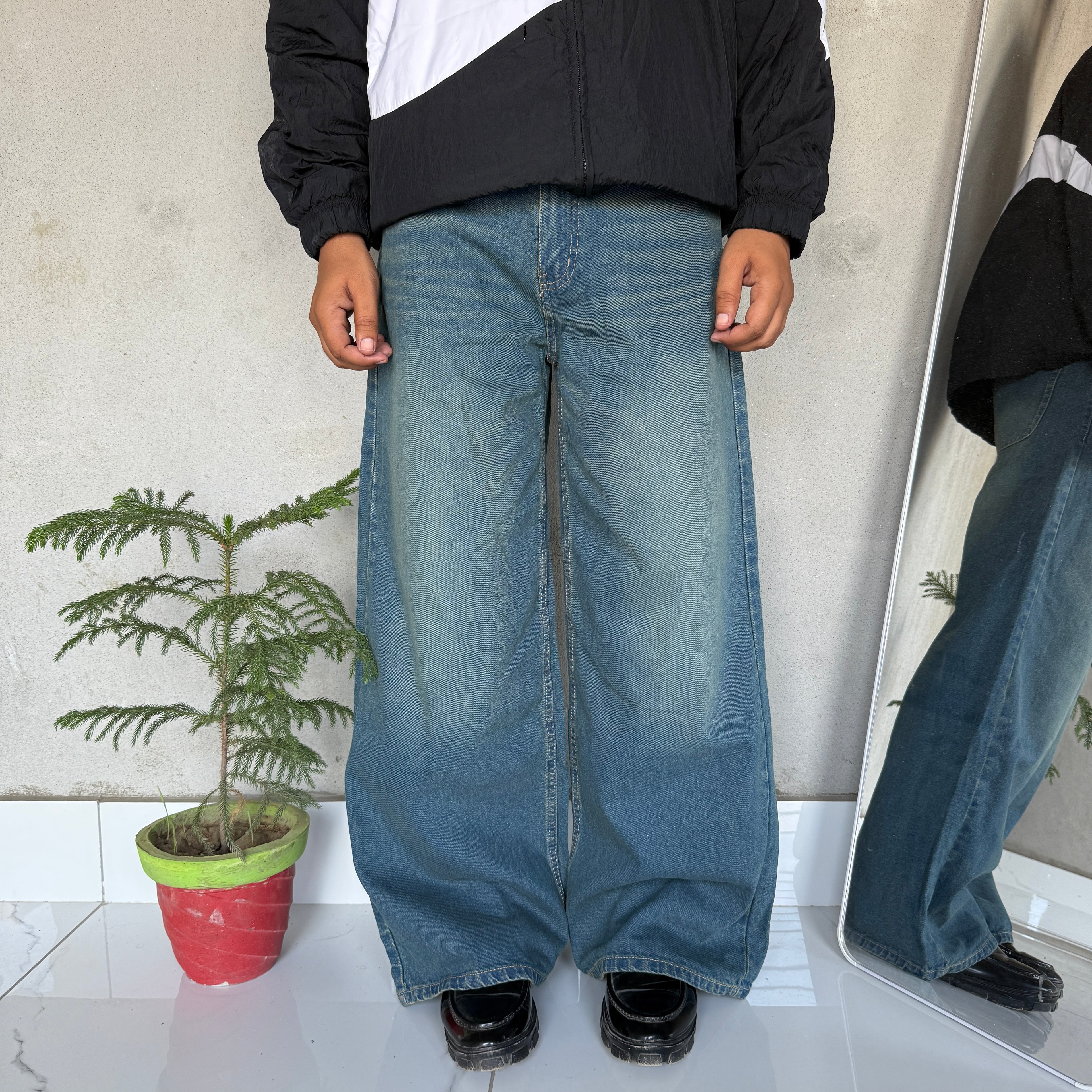 DENIM WIDE LEG