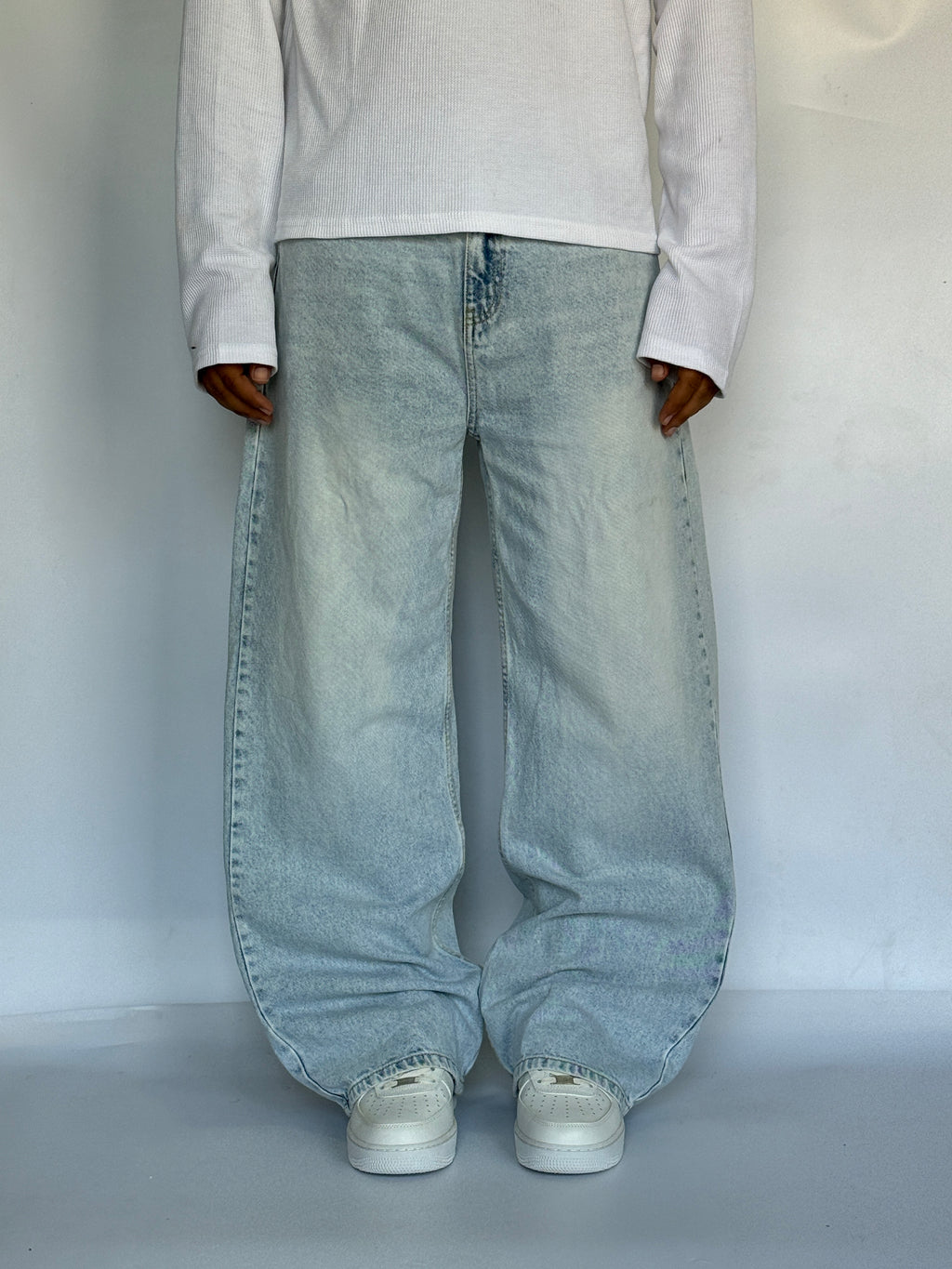 ICE BLUE WIDE LEG -BB-01