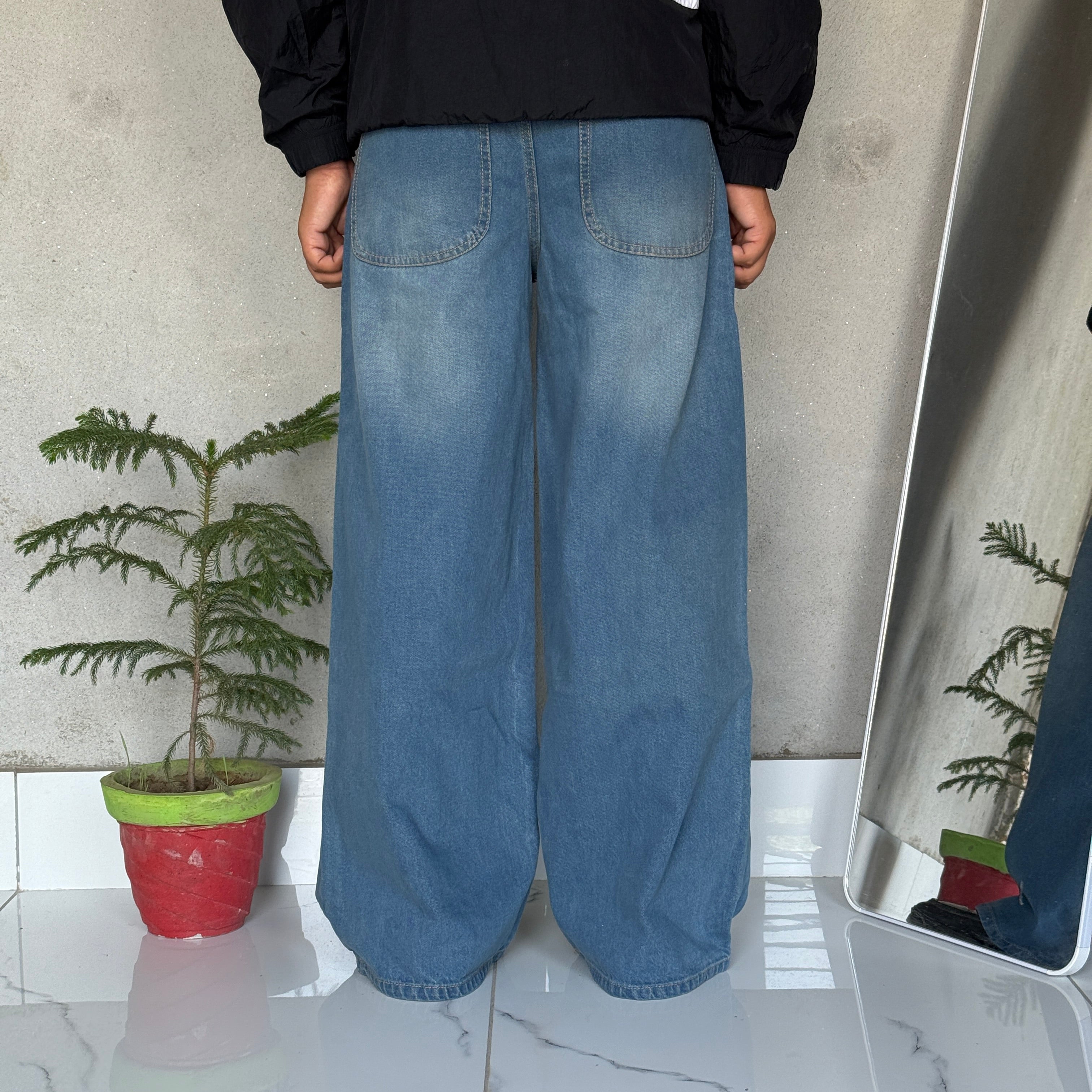 DENIM WIDE LEG